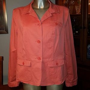 L.L. Bean Twill Stretch Blazer